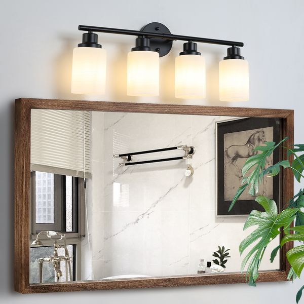 Wall mirror with light bulbs sales