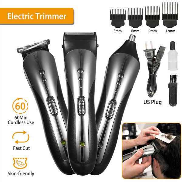 Dropship Men Electric Hair Clipper Trimmer Rechargeable Beard Shaver Razor Nose Trimmer Set to Sell Online at a Lower Price | Doba Dropship Men Electric Hair Clipper Trimmer Rechargeable Beard Shaver Razor Nose Trimmer Set to Sell Online at a Lower Price | Doba
