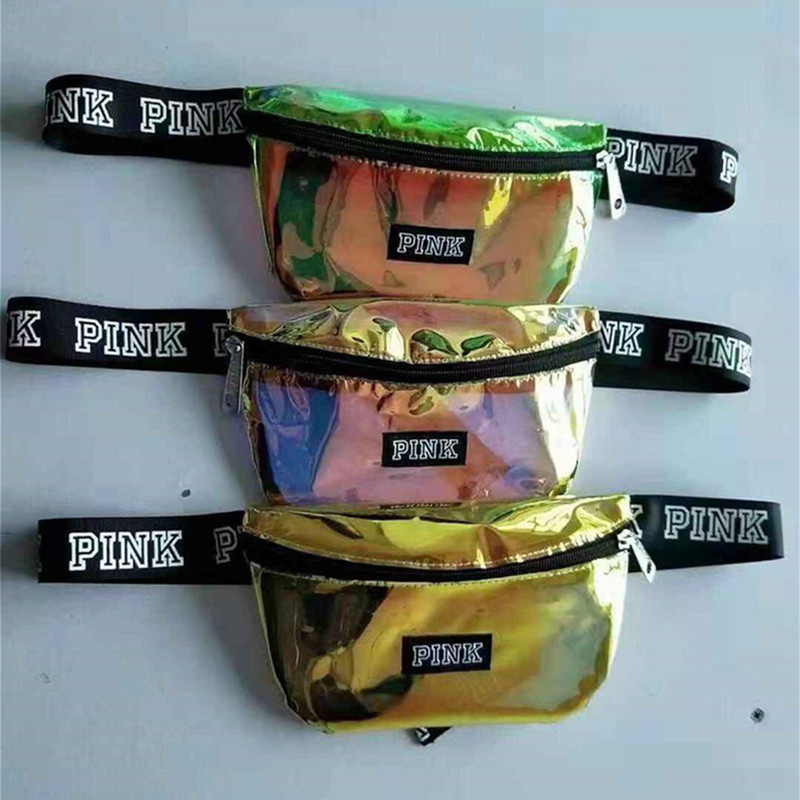 pink brand fanny packs