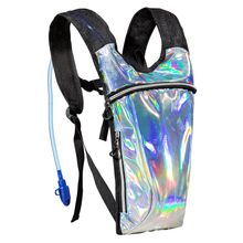 ECEEN Rave Pack Hydration Backpack with 2L Water Bladder Bag for Music Festivals, Raves, Hiking, Biking, Climbing, Running, Outdoors and more