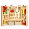 GYBBER&MUMU 43 Pcs Wooden Tool Kit Construction Toy Pretend Play for Kids Toddlers Boys and Girls