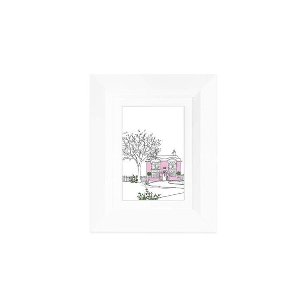 EDGEWOOD Lakewood 5x7 White Photo Frame with Mat for 4x6 Picture or 5x7 Photo without Mat